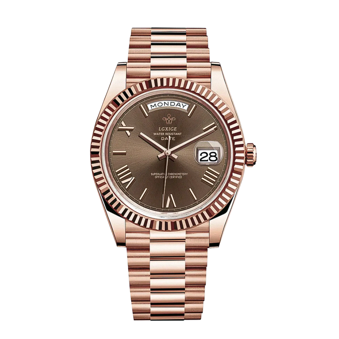 Relógio Com Linhas Definidas e Estilo Clássico