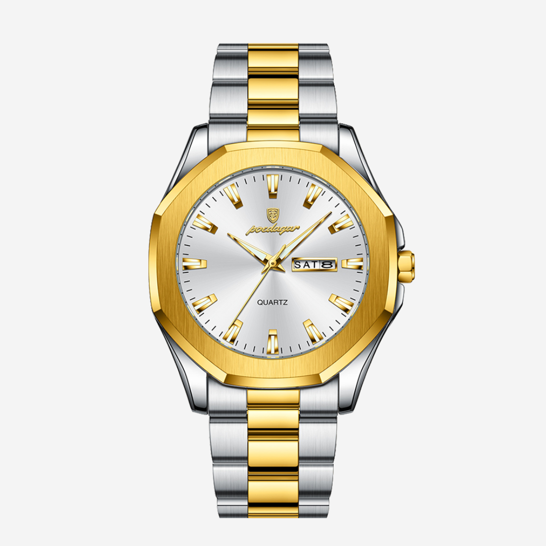Relógio Moderno Em Aço De Estilo Diário E Elegante | 42mm