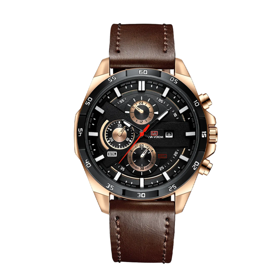 Relógio Cronógrafo Masculino Luxuoso | 46mm
