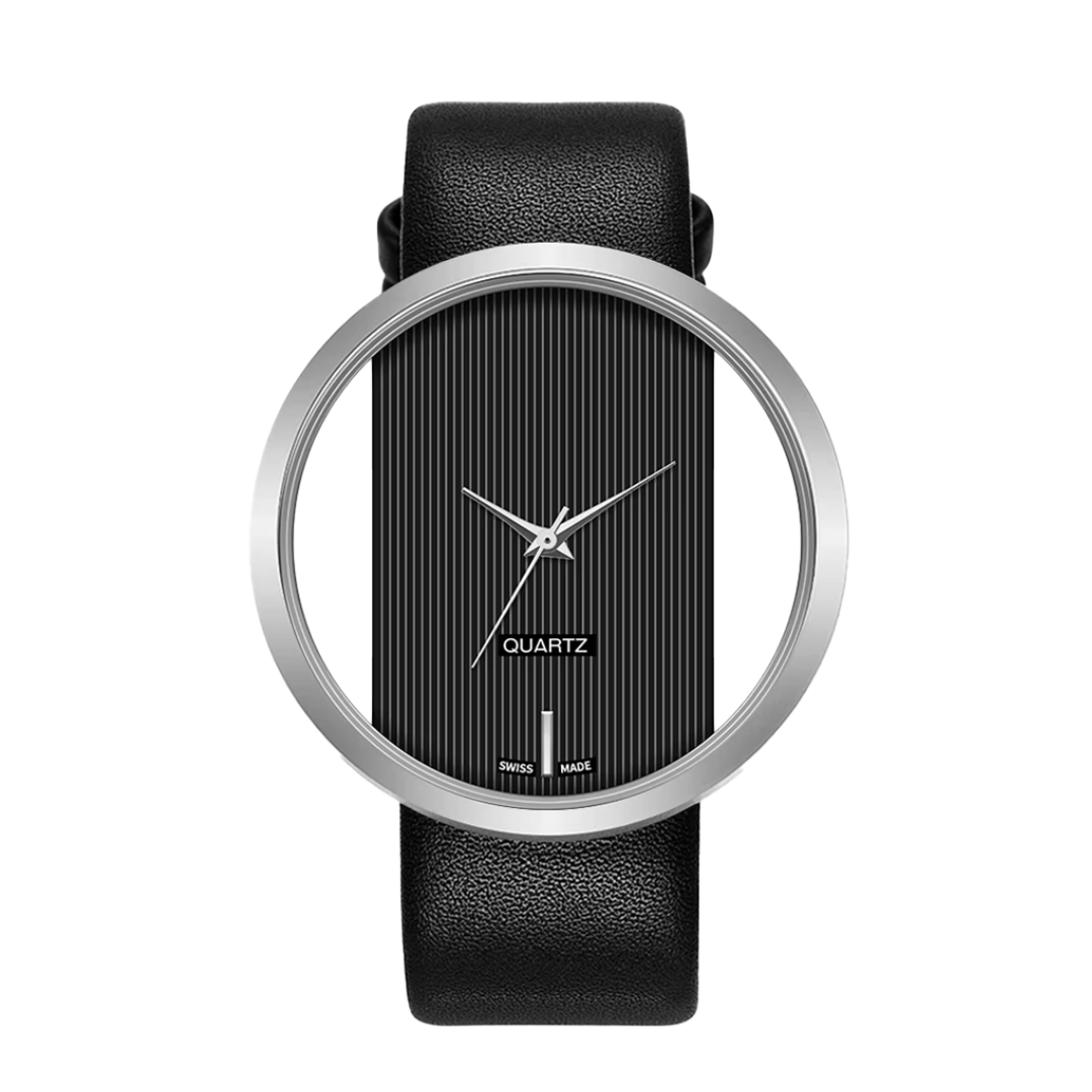 Relógio Masculino Minimalista Transparente | 40mm