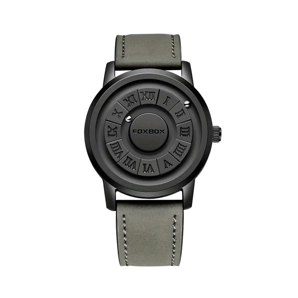 Relógio De Pulso Masculino Casual Estiloso Com Mostrador Preto | 42mm