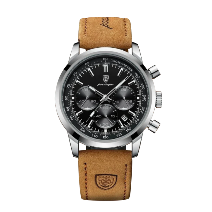 Relógio Masculino Estiloso Com Mostrador Multifuncional | 41mm