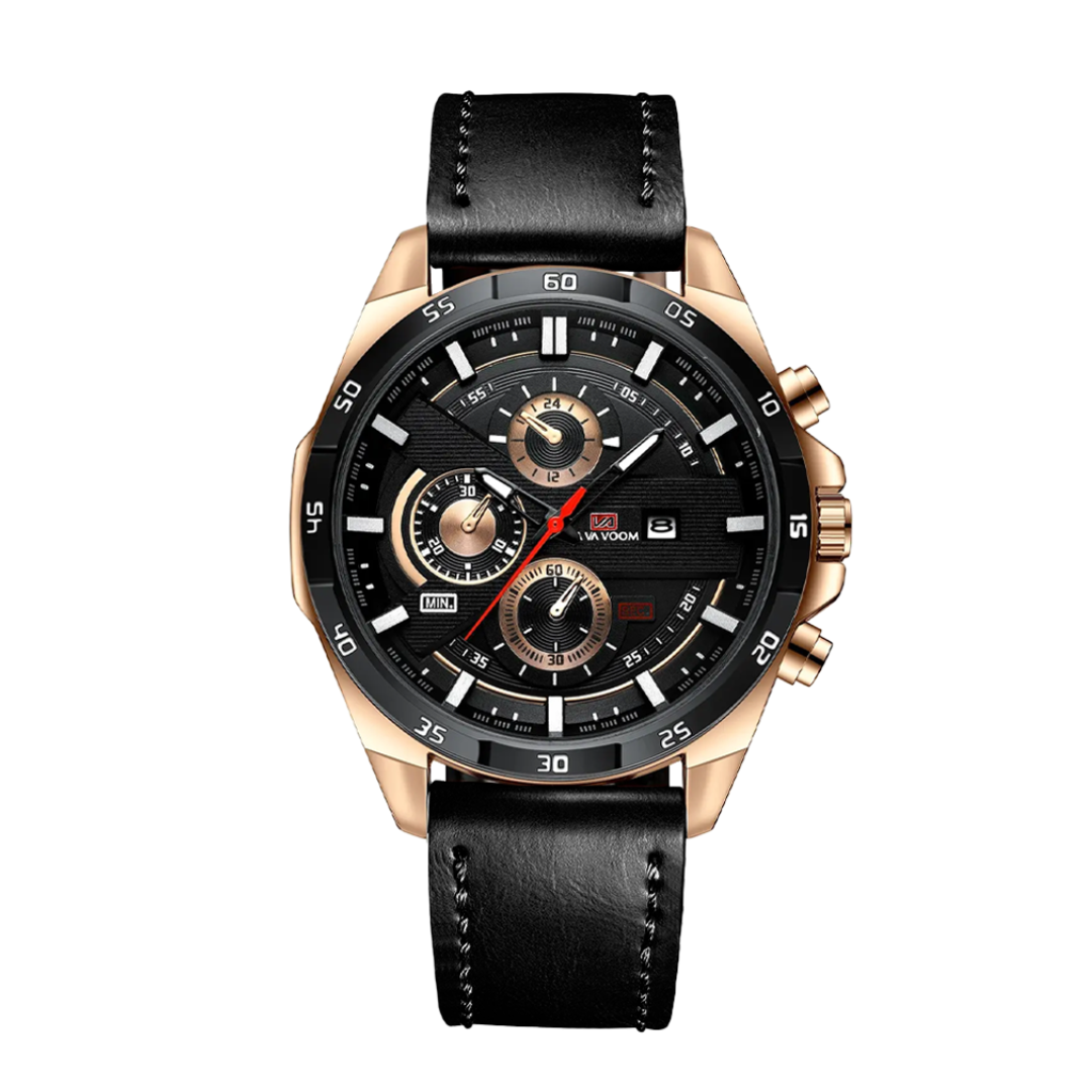 Relógio Cronógrafo Masculino Luxuoso | 46mm