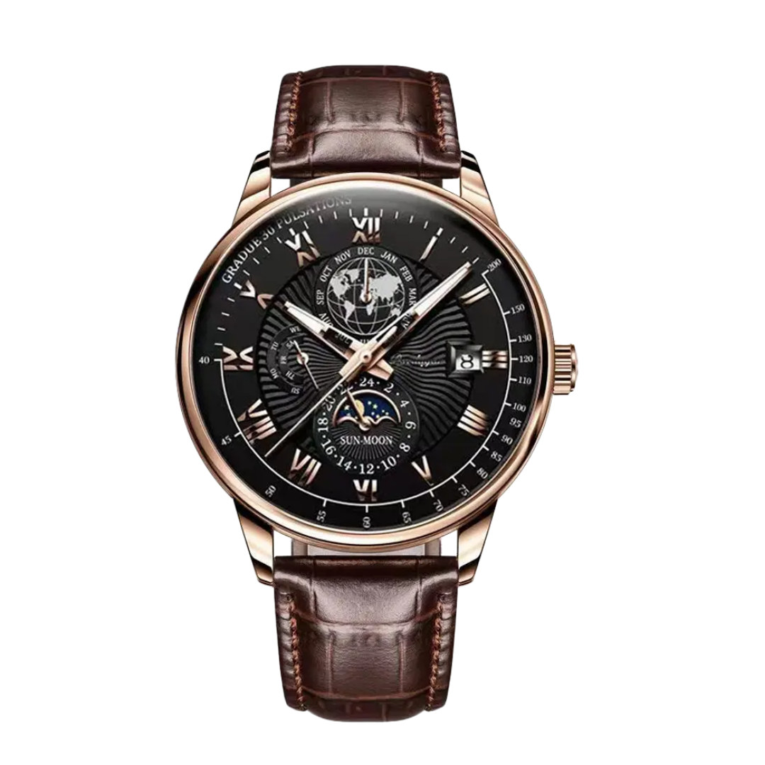 Relógio De Quartzo Moderno De Luxo | 40mm