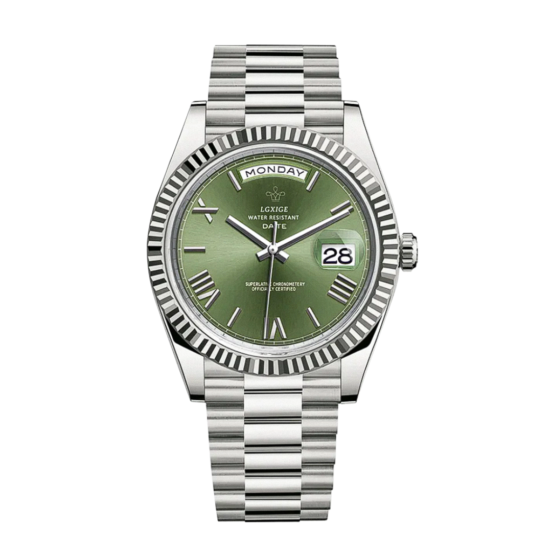 Relógio Com Linhas Definidas e Estilo Clássico