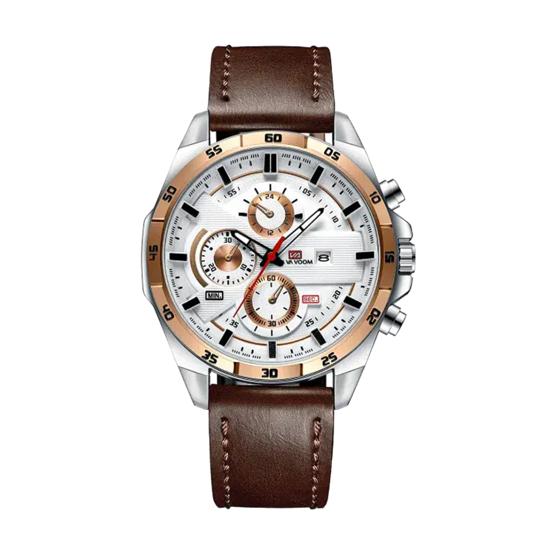 Relógio Cronógrafo Masculino Luxuoso | 46mm