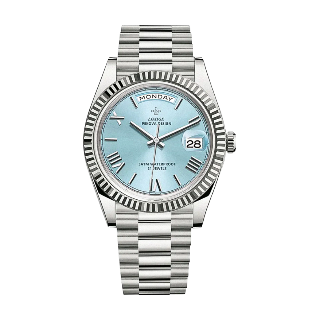 Relógio Com Linhas Definidas e Estilo Clássico