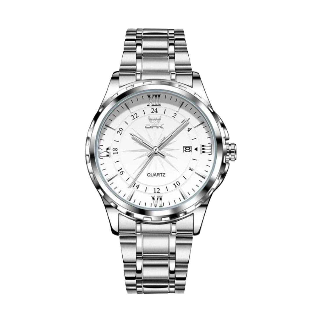 Relógio De Pulso Cronógrafo Com Múltiplas Funções | 40mm