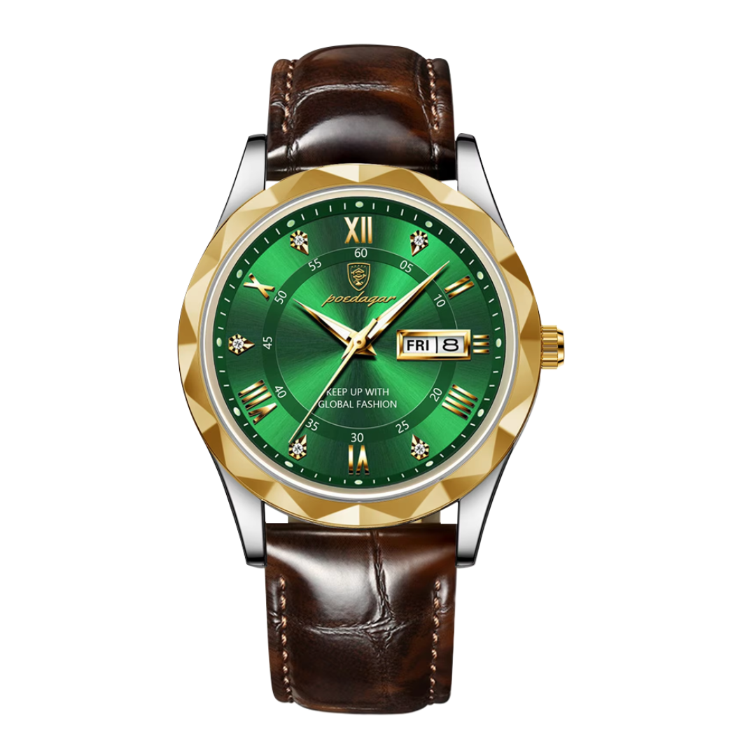 Relógio Masculino De Quartzo Com Mostrador De Data E Dia | 41mm