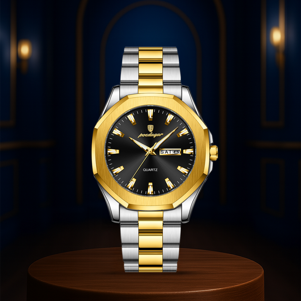 Relógio Moderno Em Aço De Estilo Diário E Elegante | 42mm