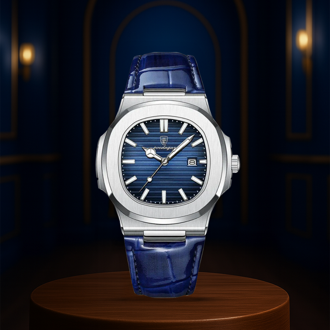 Mostrador Elegante Combinado Com Correia De Pele Clássica | 40mm