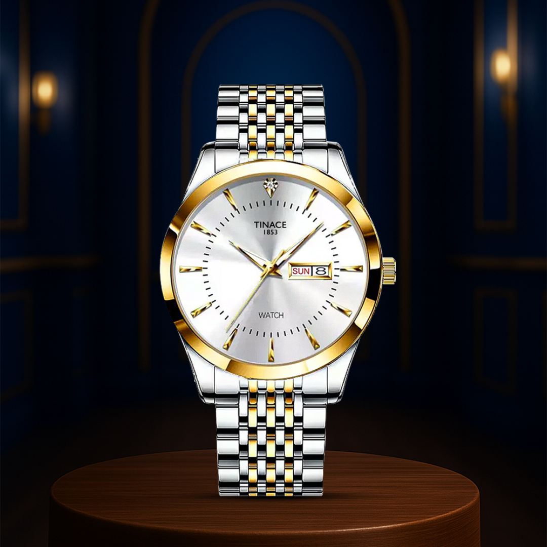 Relógio Masculino De Quartzo Elegante | 40mm