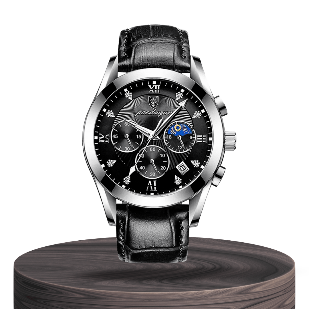 Relógio De Pulso Masculino Luminoso E Elegante | 42mm