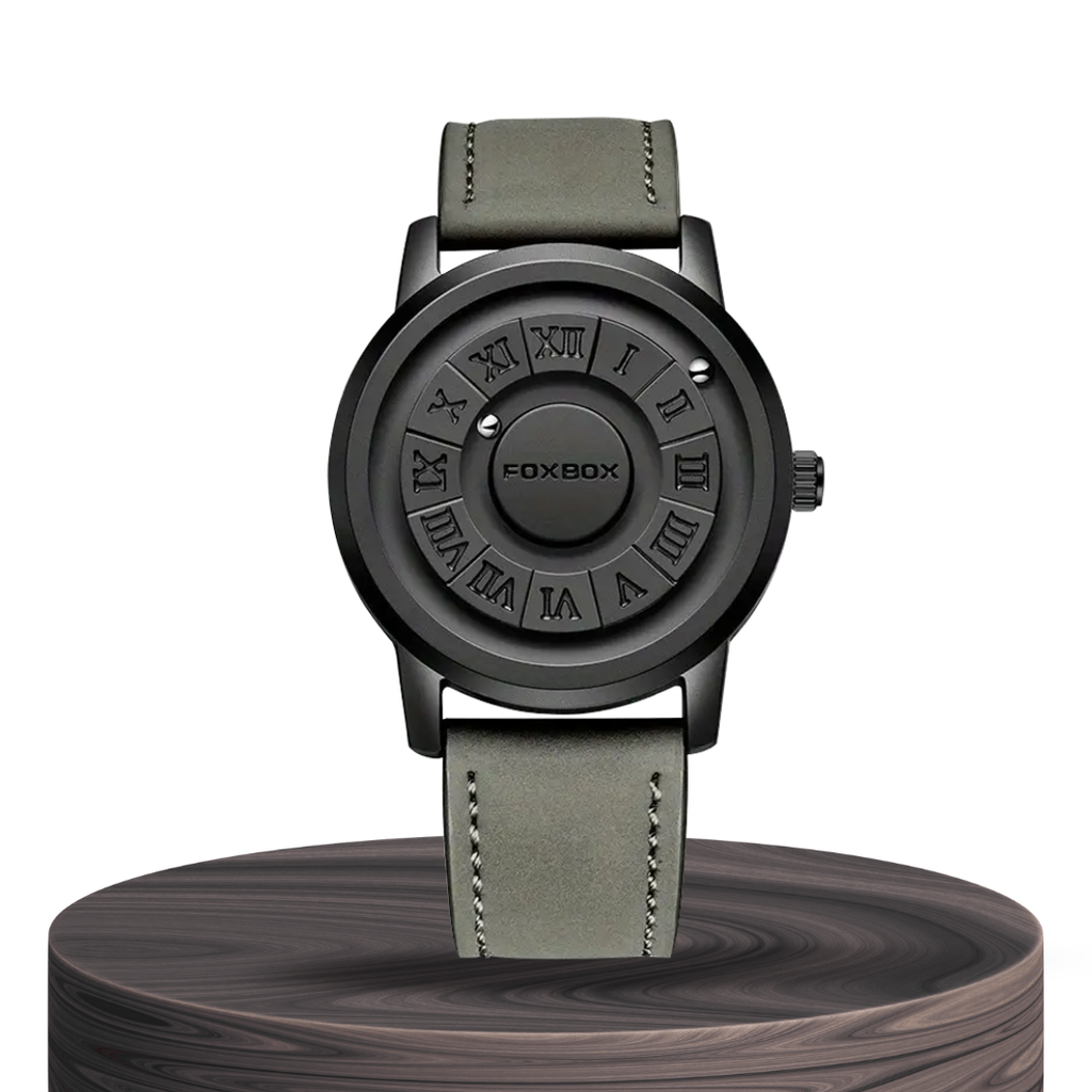 Relógio De Pulso Masculino Casual Estiloso Com Mostrador Preto | 42mm