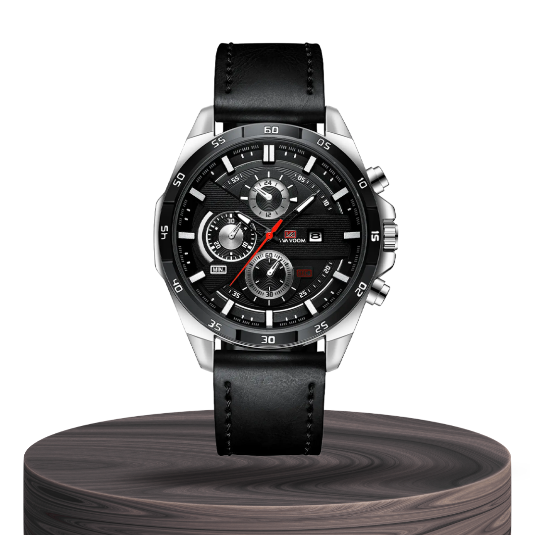 Relógio Cronógrafo Masculino Luxuoso | 46mm