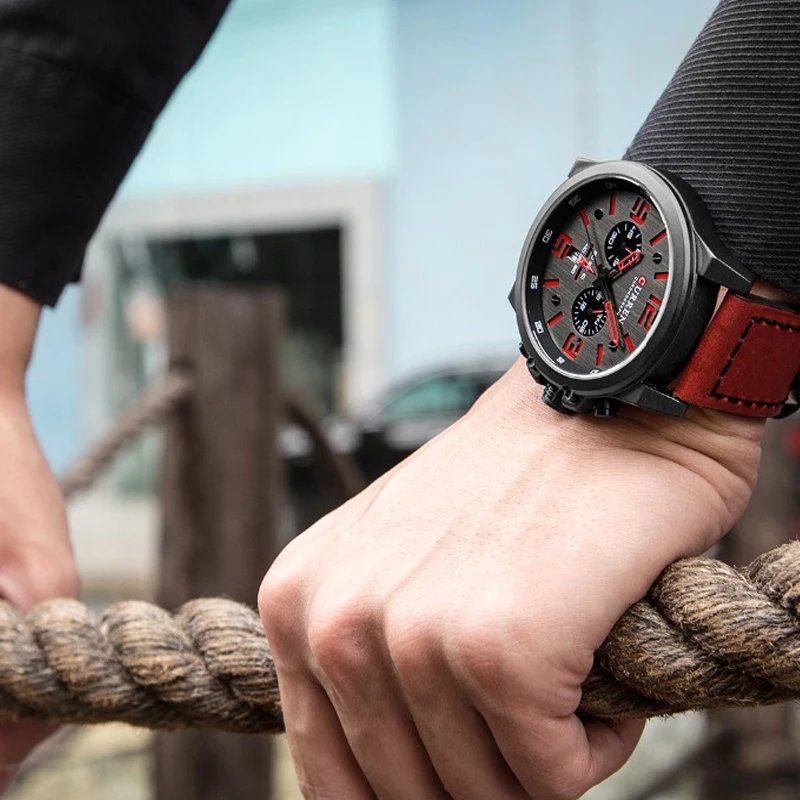 Relógio Casual de Quartzo Elegante