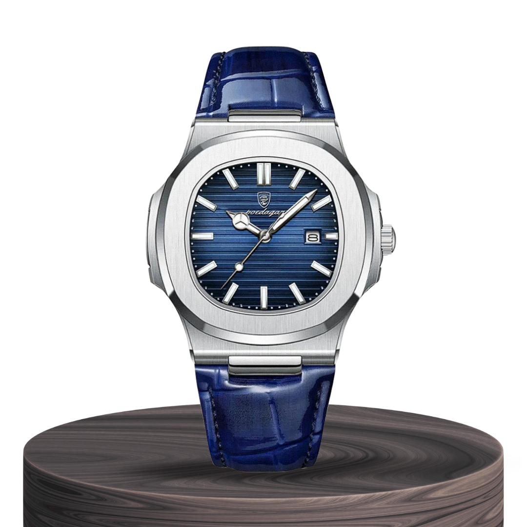 Mostrador Elegante Combinado Com Correia De Pele Clássica | 40mm