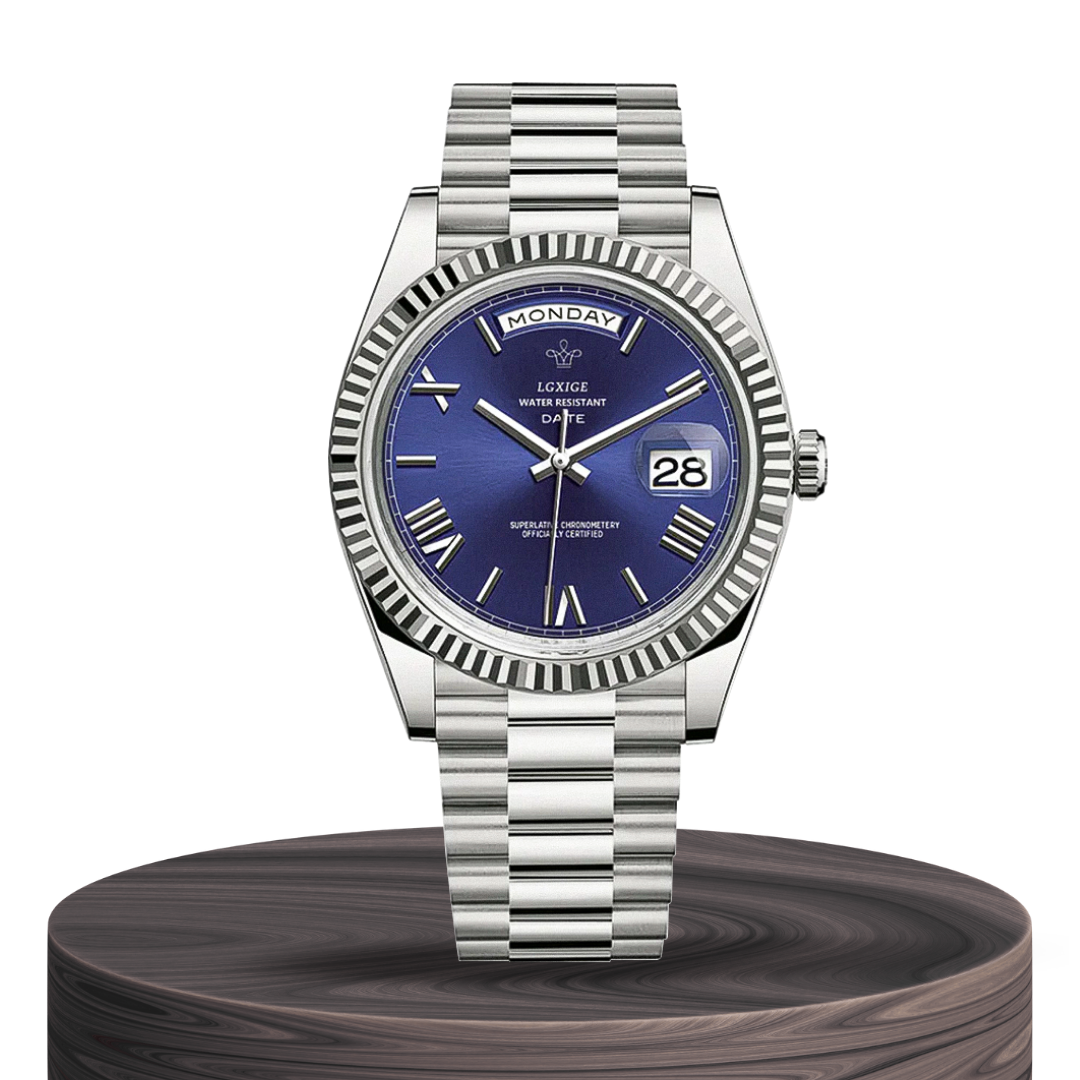 Relógio Com Linhas Definidas e Estilo Clássico