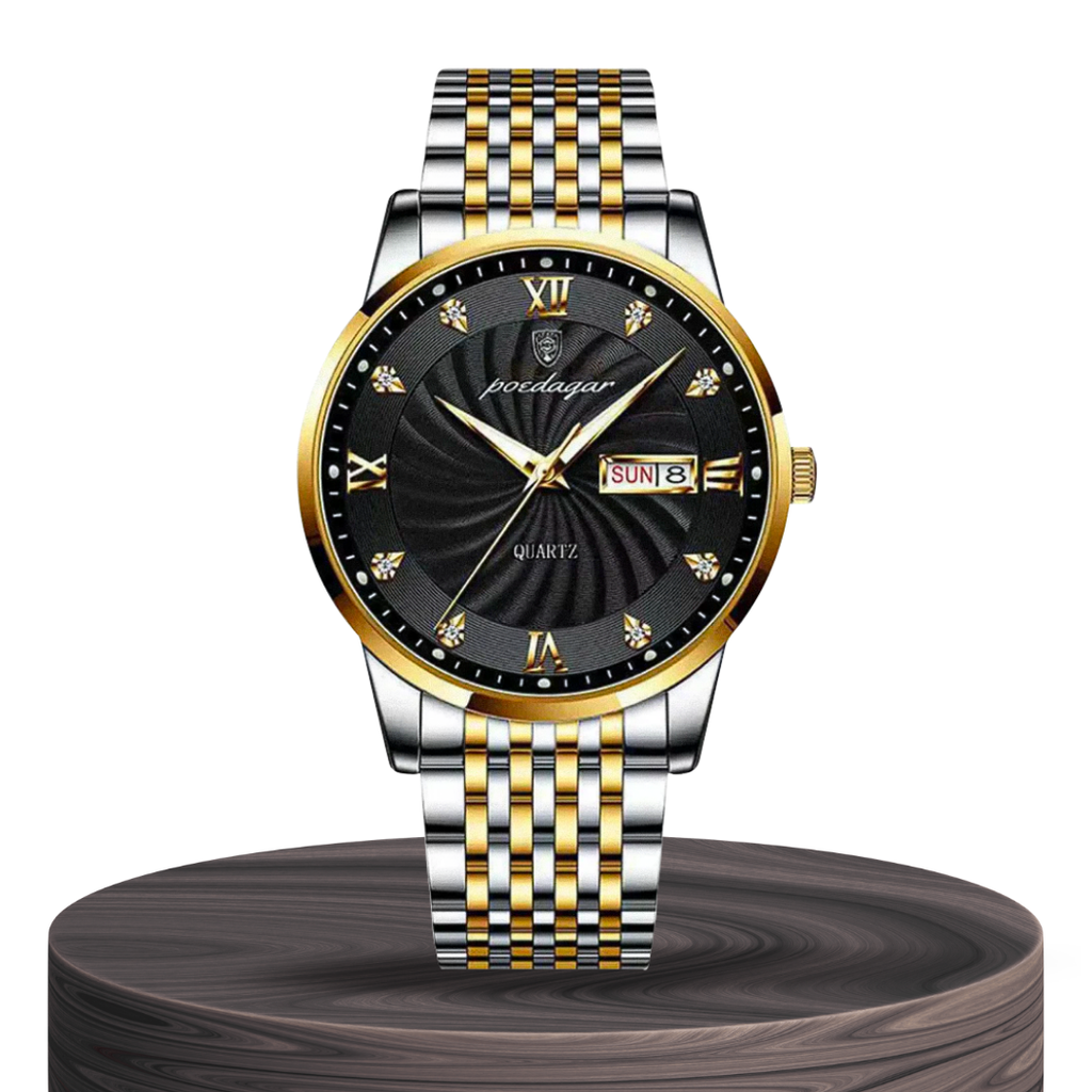 Relógio Clássico Do Dia-A-Dia Com Algarismos Romanos Refinado | 40mm