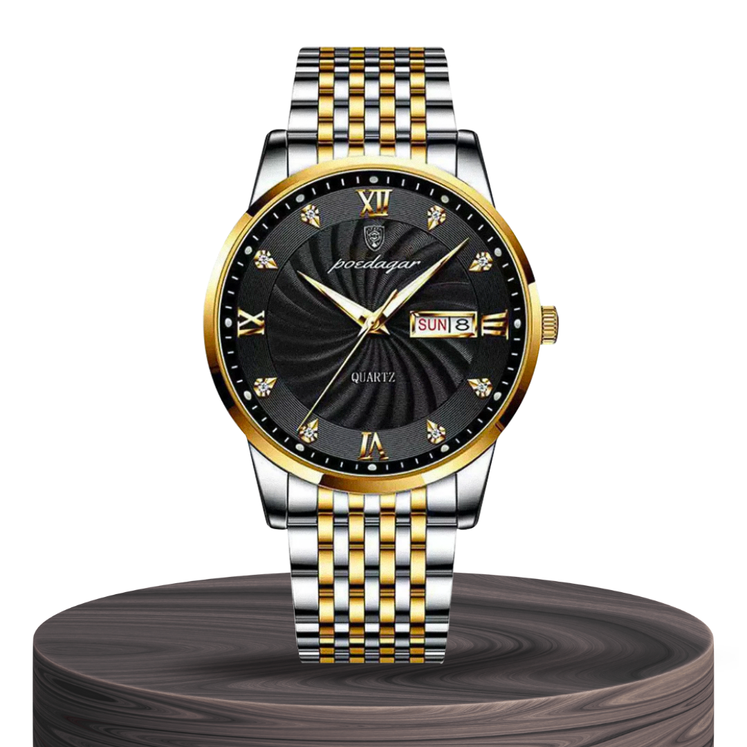 Relógio Clássico Do Dia-A-Dia Com Algarismos Romanos Refinado | 40mm