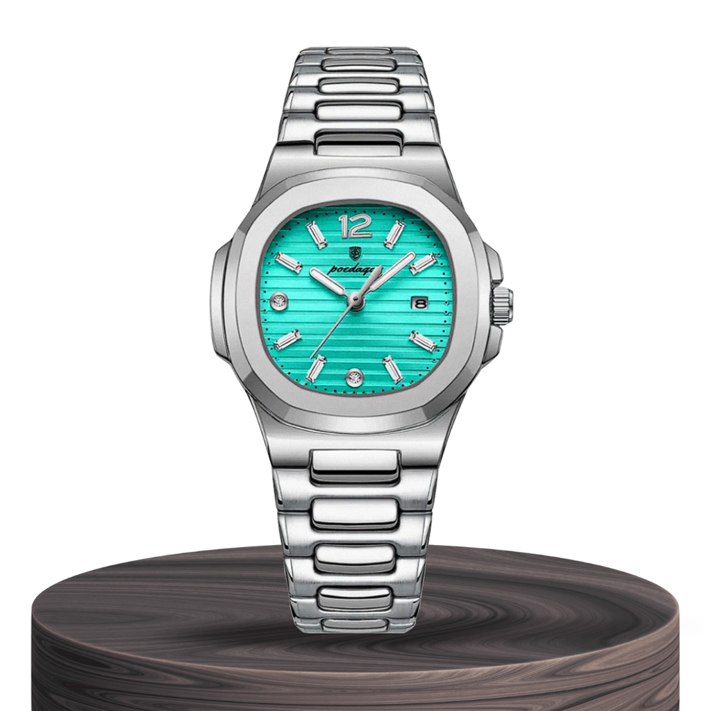 Relógio Com Mostrador Detalhado E Design Integrado Em Aço Elegante | 31mm