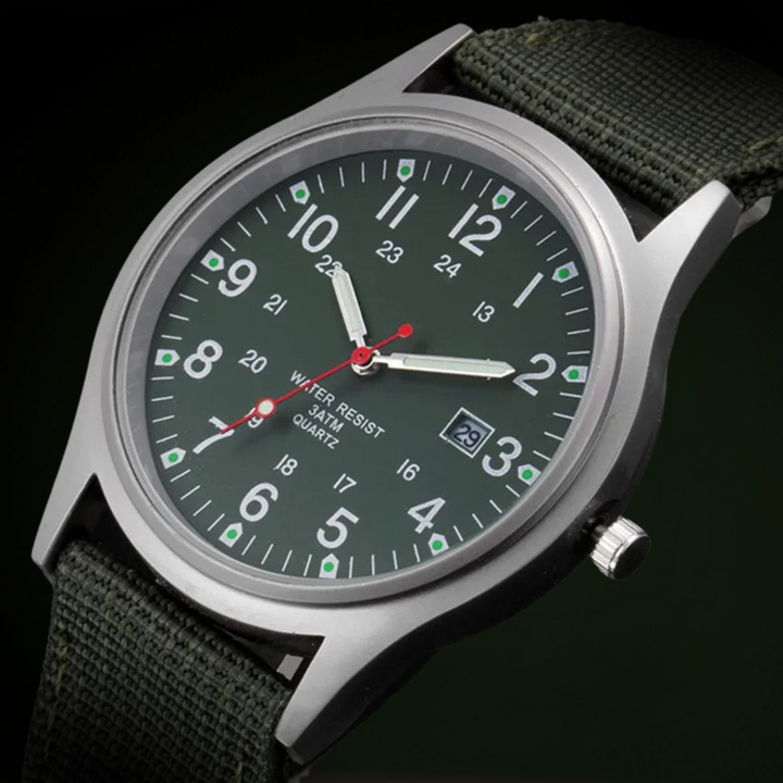 Relógio de Pulso Casual com Inspiração Militar