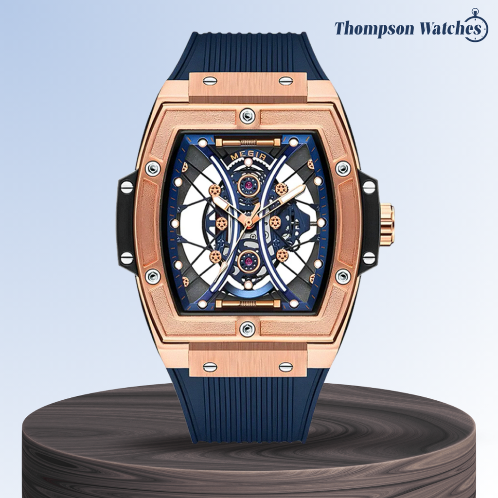 Relógio Skeleton Futurista Com Caixa | 42mm