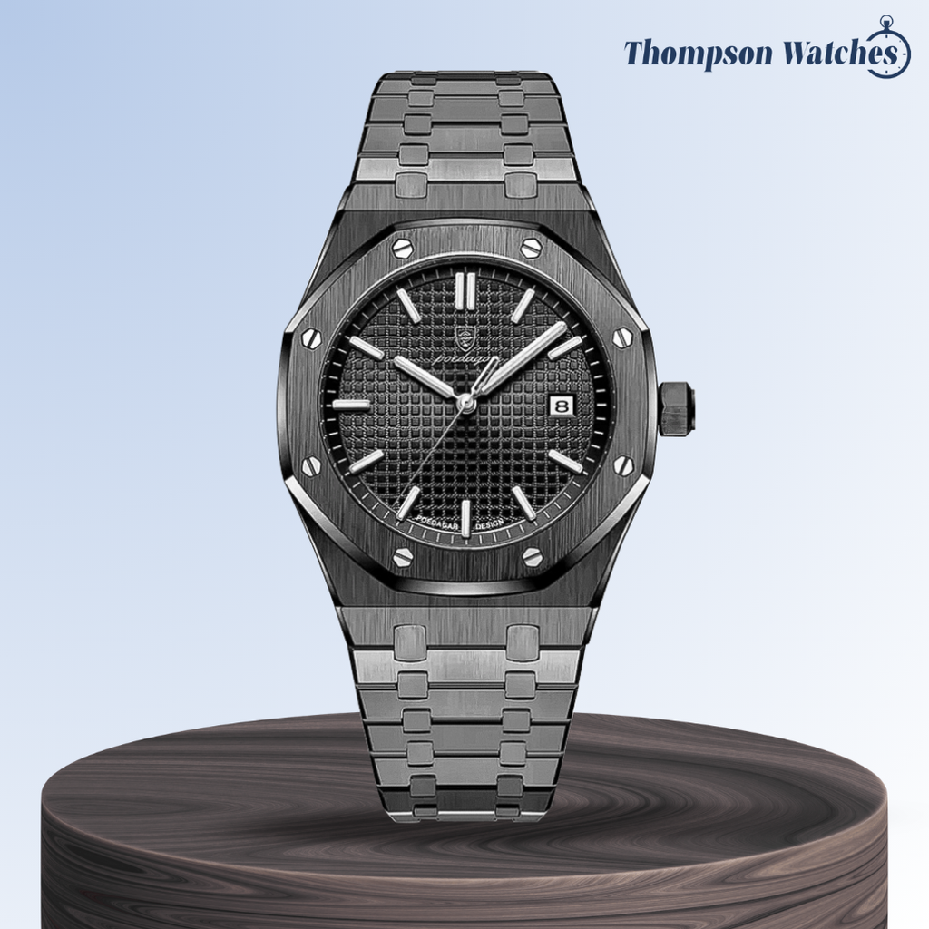 Relógio Octogonal De Elegância Refinada | 40mm