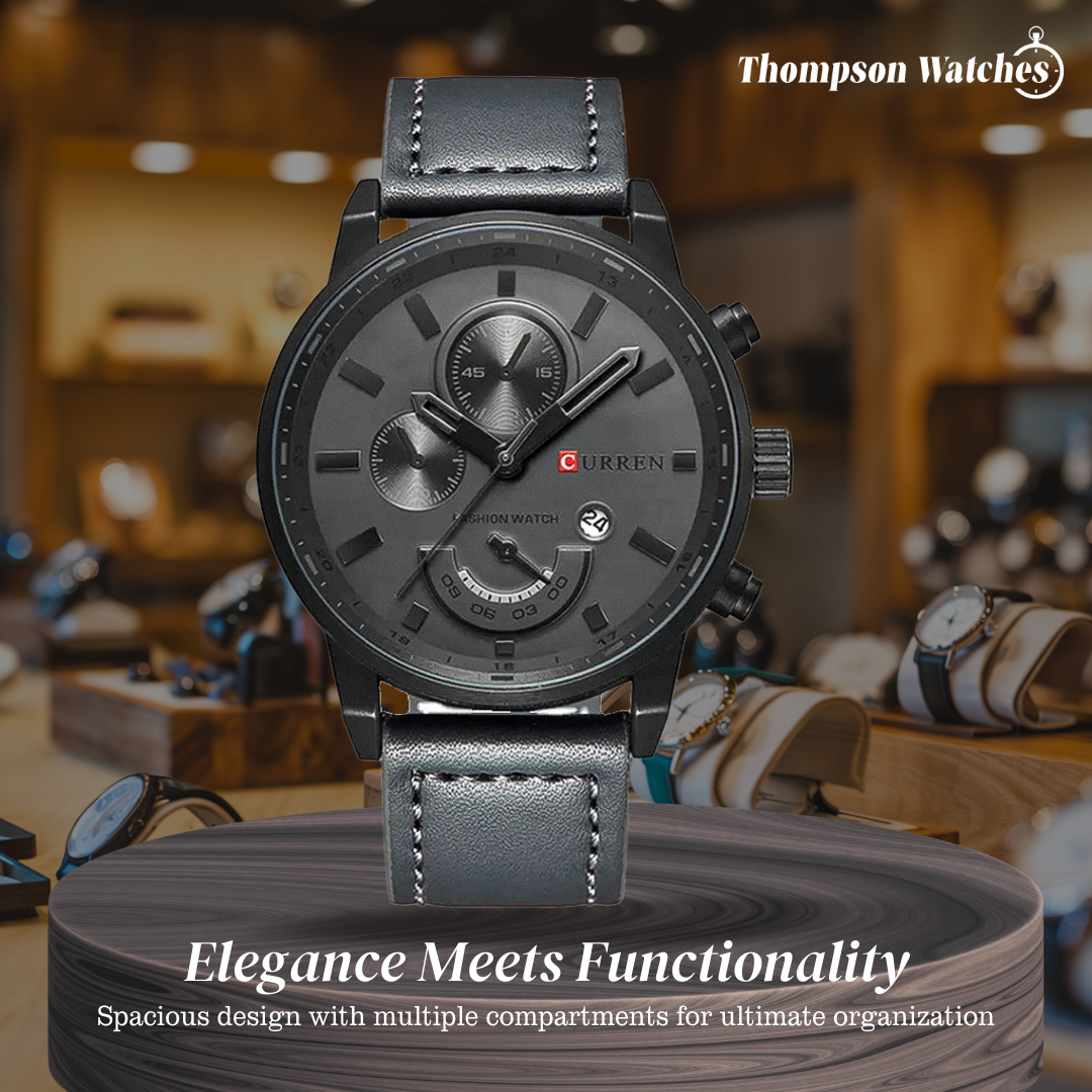 Relógio Cronógrafo Desportivo Dinâmico | 42.9mm