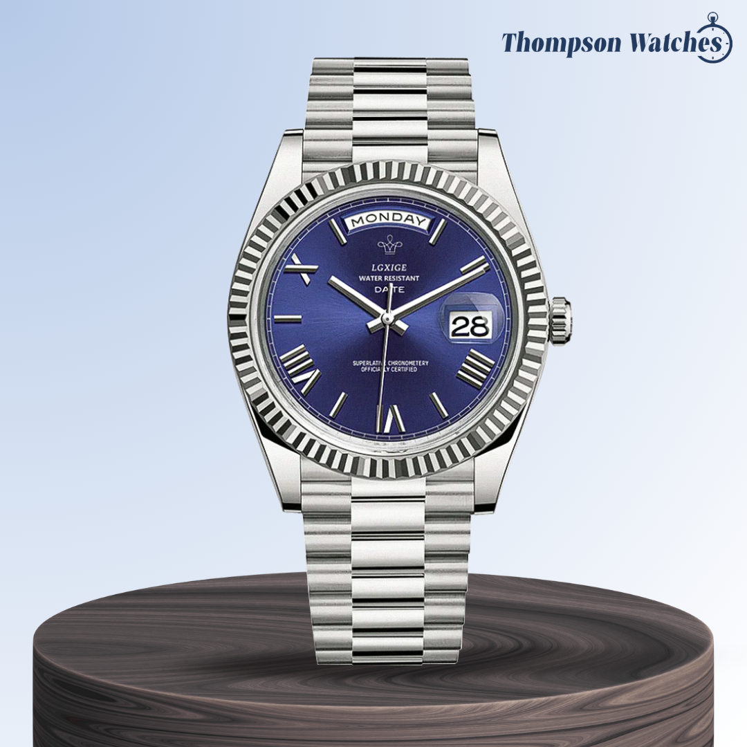 Relógio Com Linhas Definidas e Estilo Clássico