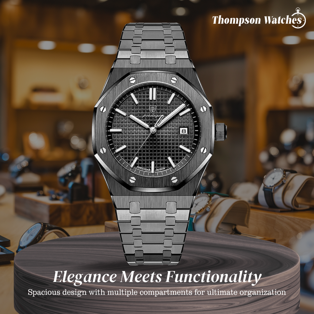 Relógio Octogonal De Elegância Refinada | 40mm