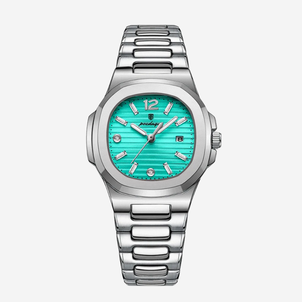 Relógio Com Mostrador Detalhado E Design Integrado Em Aço Elegante | 31mm