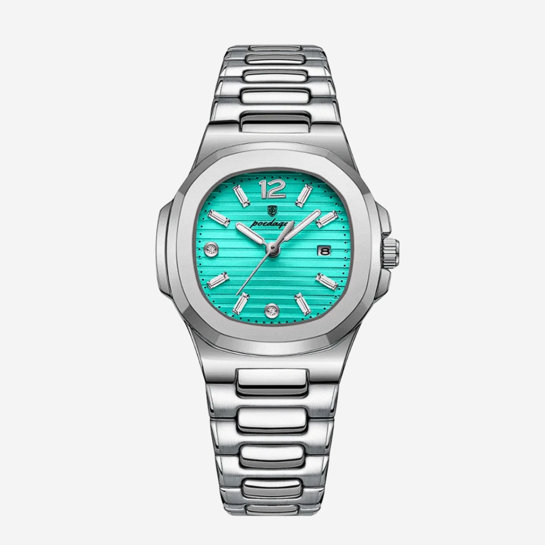 Relógio Com Mostrador Detalhado E Design Integrado Em Aço Elegante | 31mm