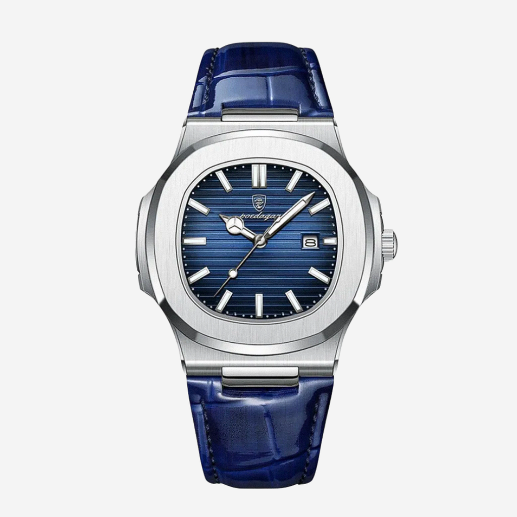 Mostrador Elegante Combinado Com Correia De Pele Clássica | 40mm