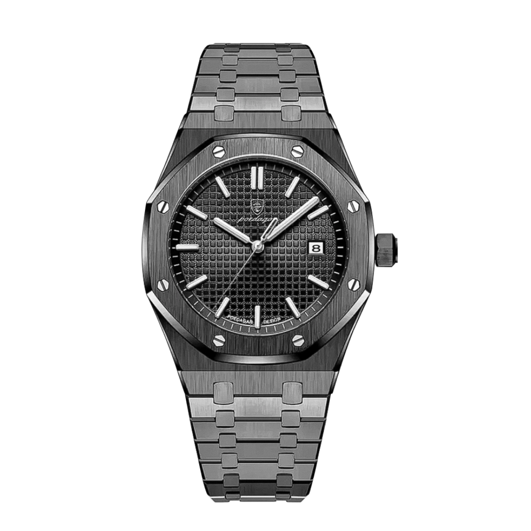 Relógio Octogonal De Elegância Refinada | 40mm