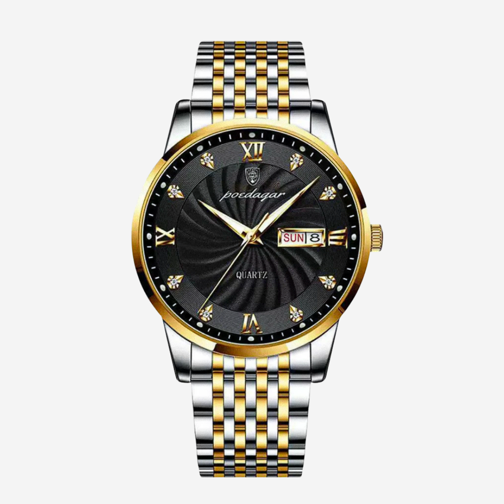 Relógio Clássico Do Dia-A-Dia Com Algarismos Romanos Refinado | 40mm