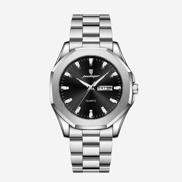 Relógio Moderno Em Aço De Estilo Diário E Elegante | 42mm