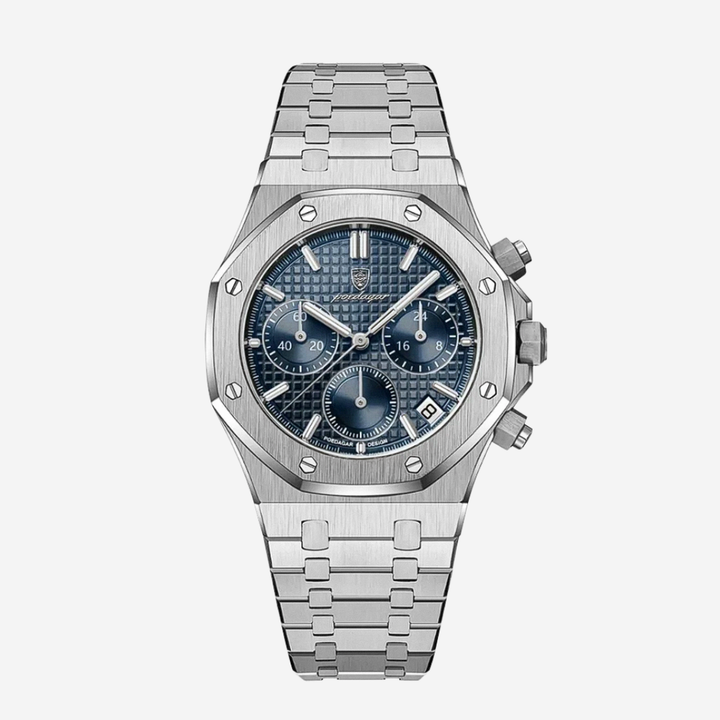 Relógio Cronógrafo Arrojado Com Estrutura Icónica Em Aço | 42mm