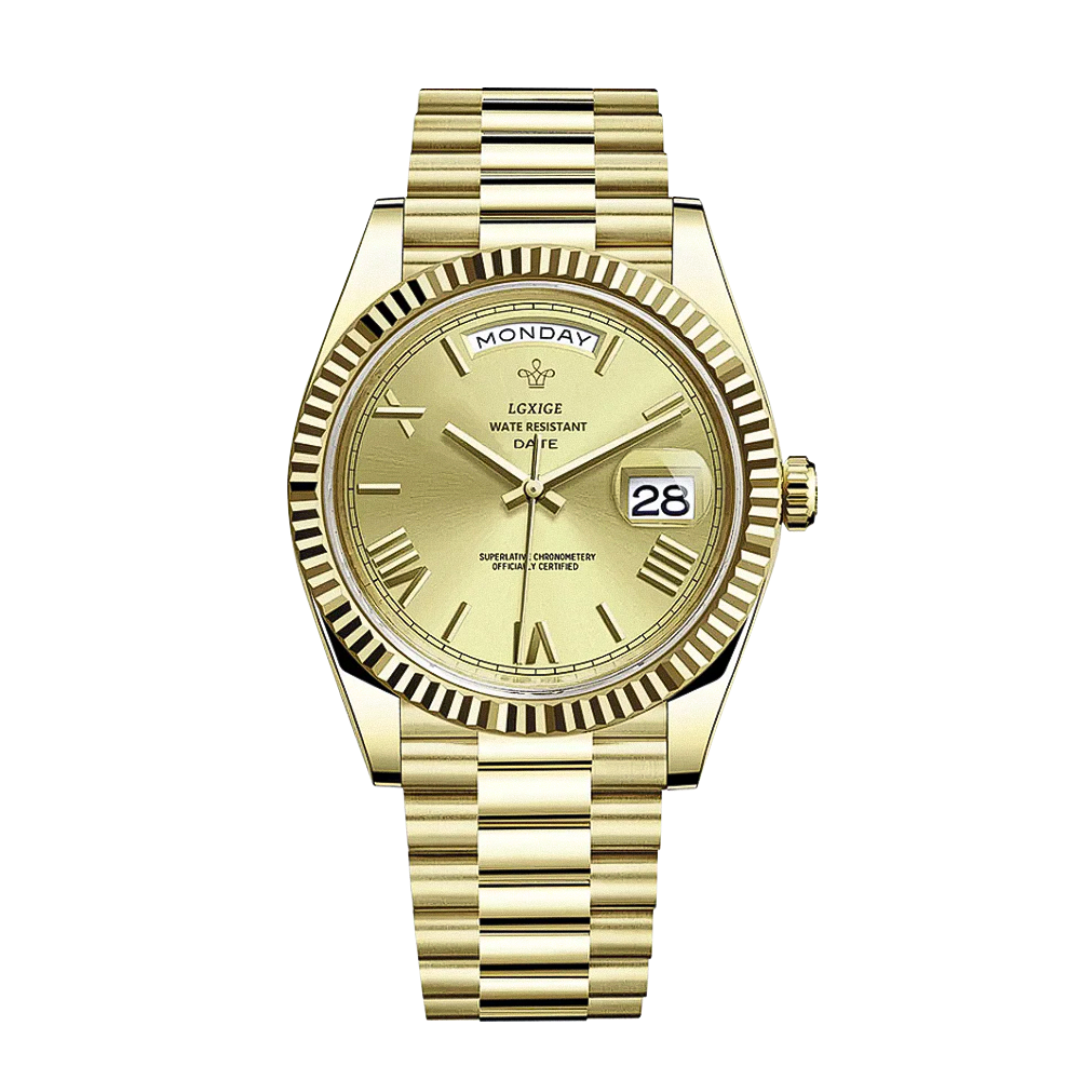 Relógio Com Linhas Definidas e Estilo Clássico