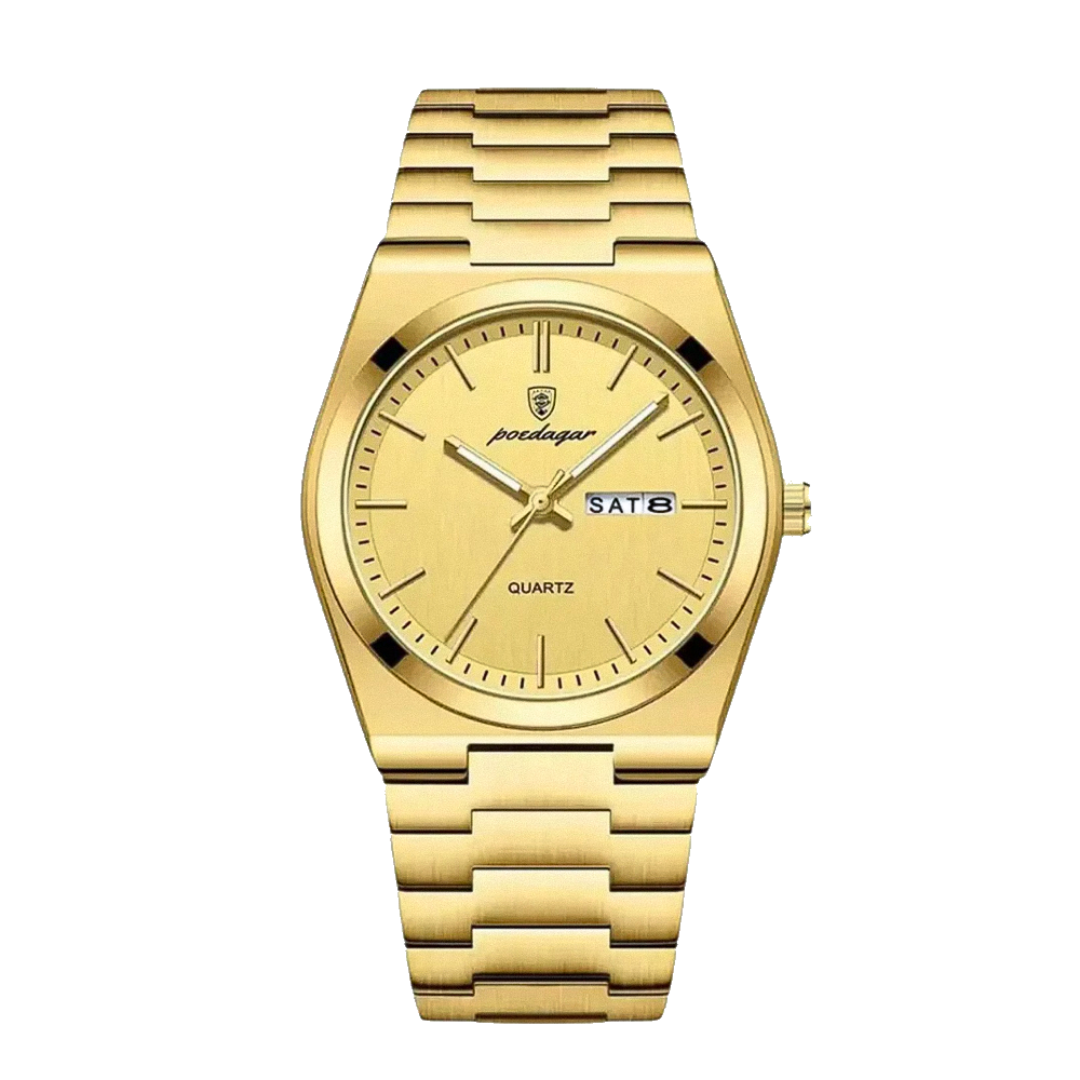 Relógio Estilo Vintage Sóbrio Com Precisão De Dia E Data | 40mm