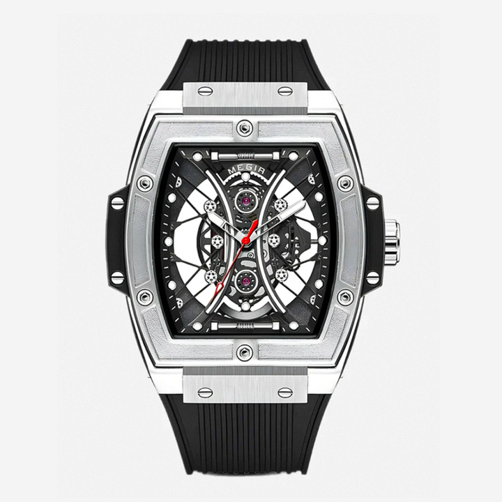 Relógio Skeleton Futurista Com Caixa | 42mm