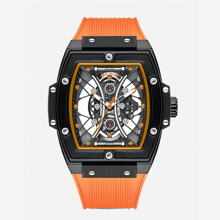 Relógio Skeleton Futurista Com Caixa | 42mm