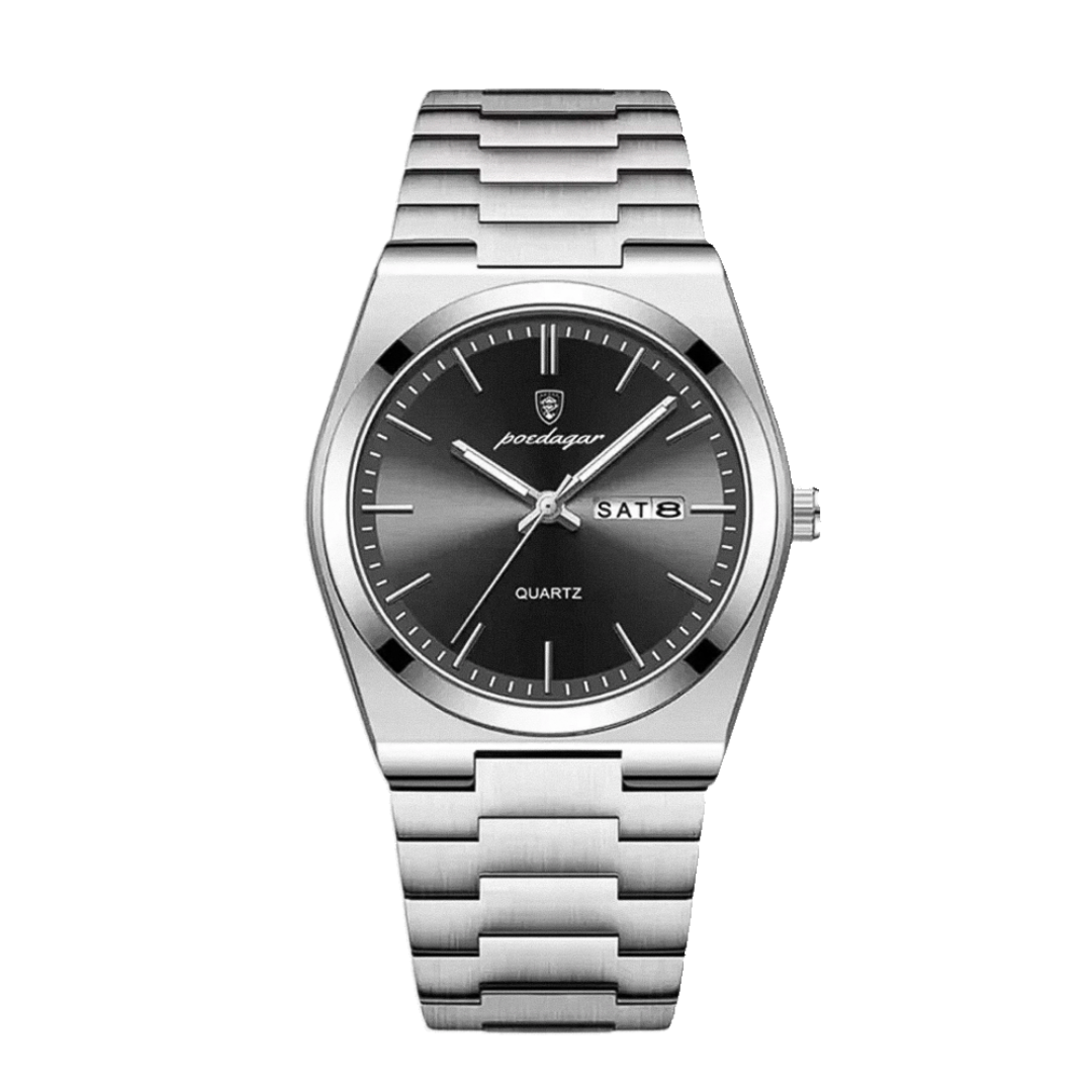 Relógio Estilo Vintage Sóbrio Com Precisão De Dia E Data | 40mm