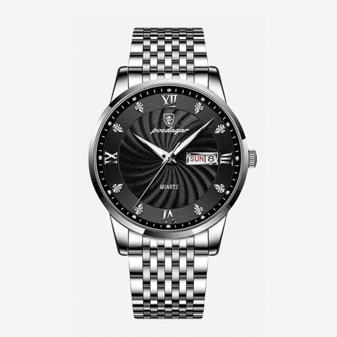 Relógio Clássico Do Dia-A-Dia Com Algarismos Romanos Refinado | 40mm