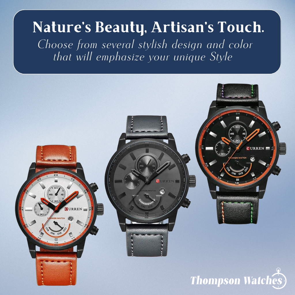 Relógio Cronógrafo Desportivo Dinâmico | 42.9mm