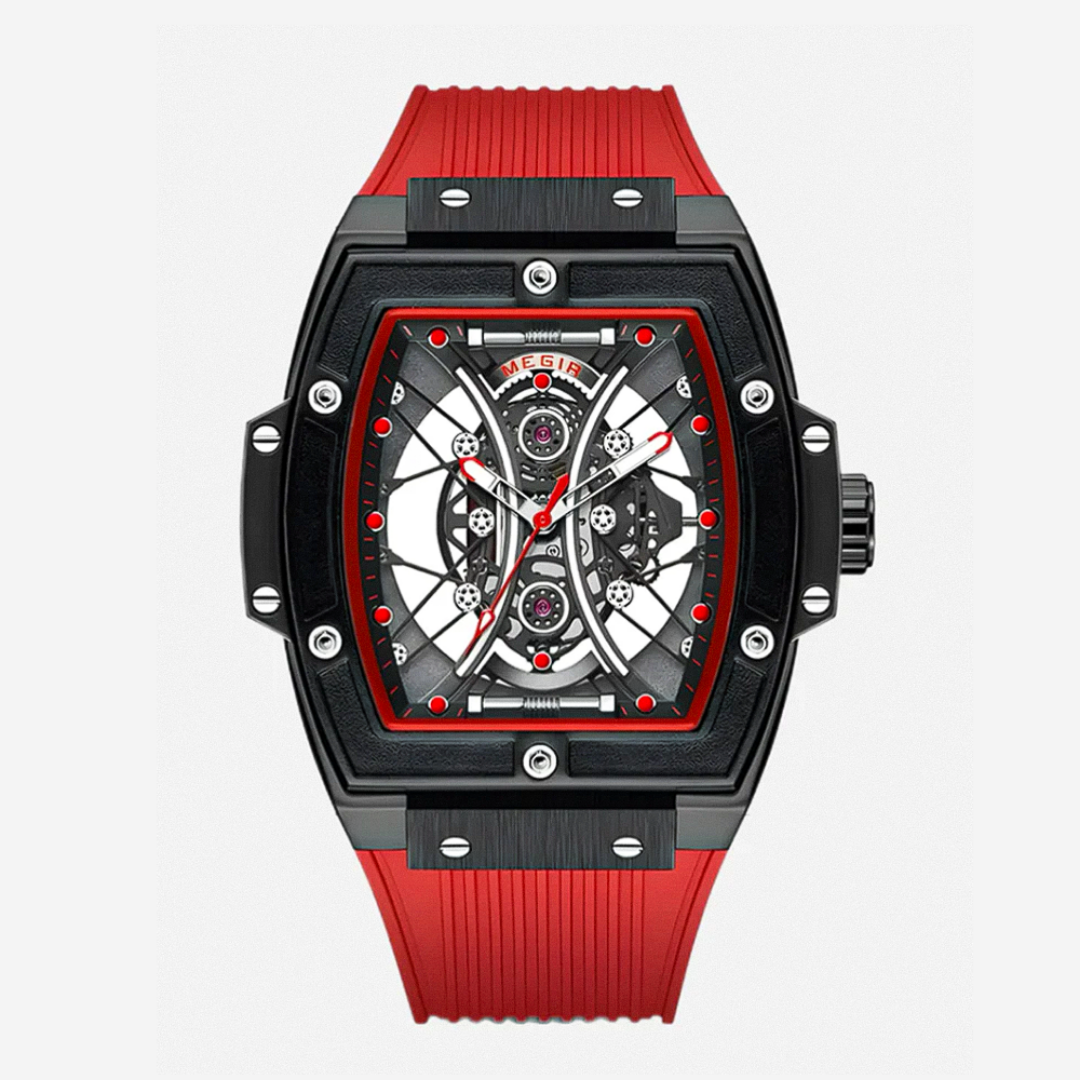 Relógio Skeleton Futurista Com Caixa | 42mm