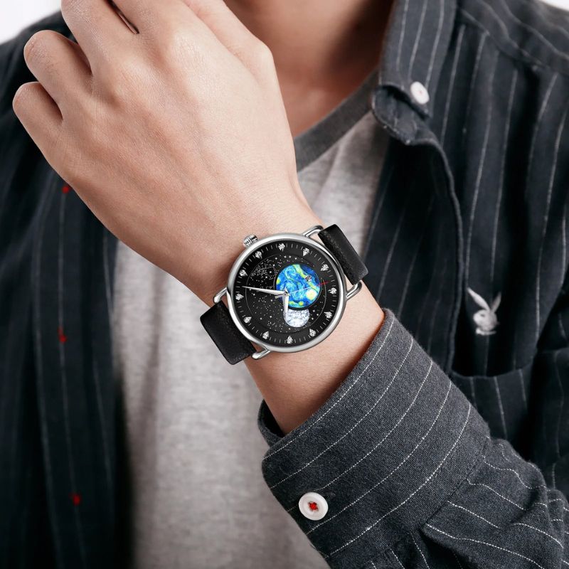 Relógio Mecânico Brilho do Luar