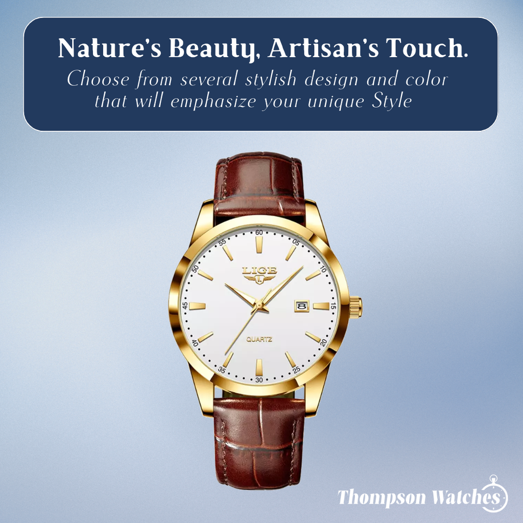 Relógio Cronógrafo Militar Com Correia De Pele | 40mm