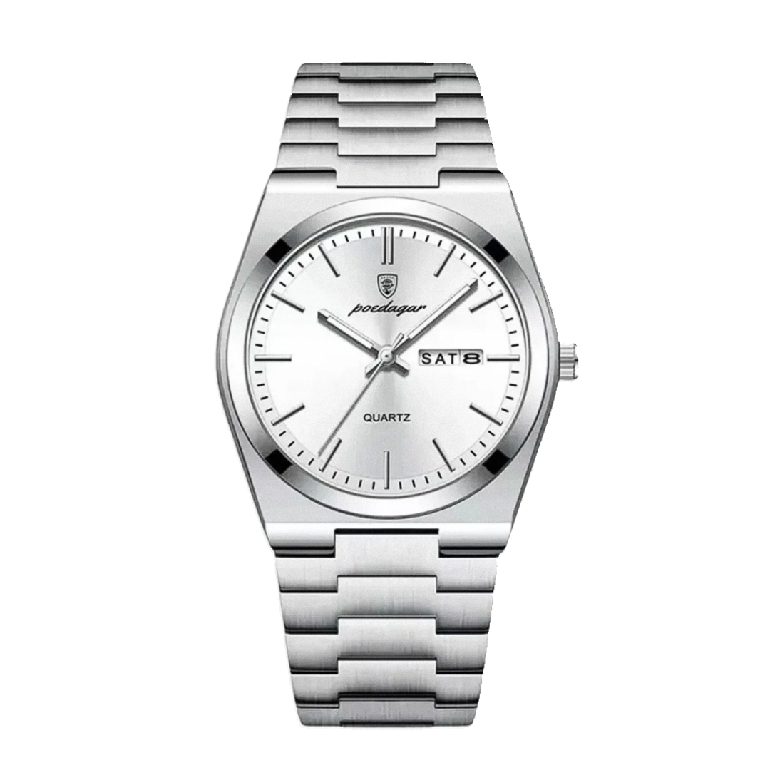 Relógio Estilo Vintage Sóbrio Com Precisão De Dia E Data | 40mm