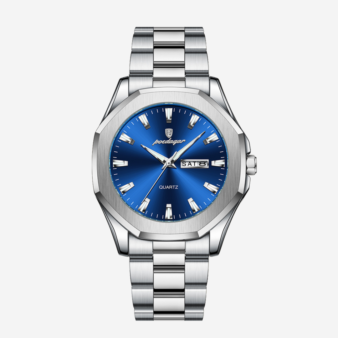 Relógio Moderno Em Aço De Estilo Diário E Elegante | 42mm